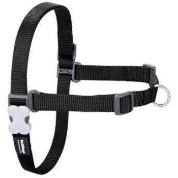 Arnés para Perro Red Dingo, tamaño M/L (59-84 cm), color negro, tipo sin tirones, ancho de 20 mm
