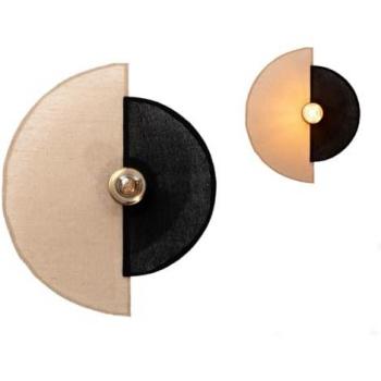 Aplique de Pared Romimex Negro Dorado Moderno 9 x 45 x 38 cm