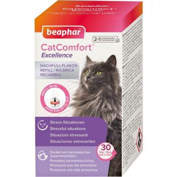 Beaphar CatComfort Difusor de Feromonas Anti-Estrés para Gatos, Recambio 48 ml