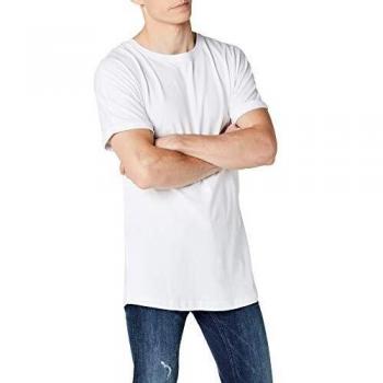 Urban Classics Long Shaped Turnup Tee T-Shirt White