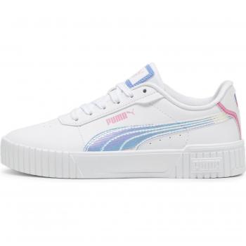 Puma Carina 2.0 Girls' Sneakers - Deep Dive White/Blue/Pink