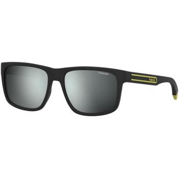 Gafas de Sol Graduadas o No Graduadas Polaroid PLD 2149/S - Rectangulares, Plástico, Talla M, Color Negro y Amarillo, Adrialentes