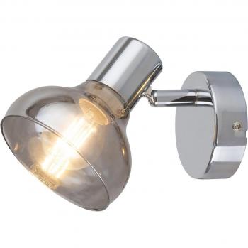 Lámpara Spot de Cristal y Metal Cromado E14 IP20 Holly 1x40W Rabalux