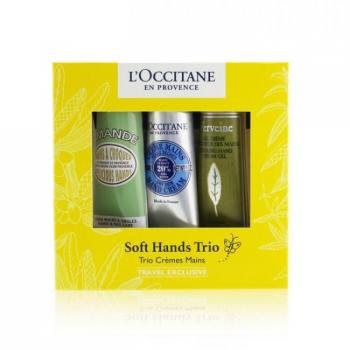 L'Occitane Soft Hands Trio: Almond and Shea Butter Hand Cream Set with Verbena Gel