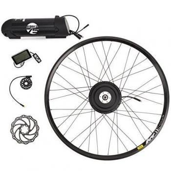 eBike75 01030201 Kit de Conversión a Bicicleta Eléctrica, Unisex Adulto, Negro, 26