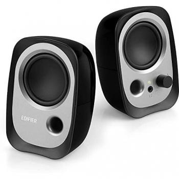 EDIFIER R12U – Set de altavoces con conexión de auriculares y control de volumen integrado. Color negro.