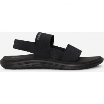 Sandalias planas de mujer en negro con elástico