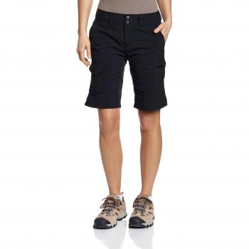 Columbia Short Silver Ridge Cargo Shorts, Mujer, Negro