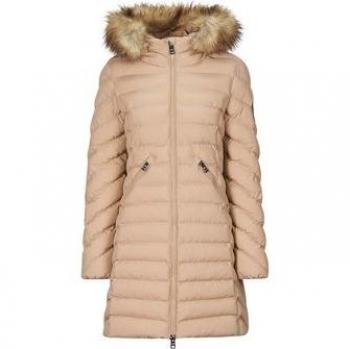 Superdry Women's Mid-Length Faux Fur Hooded Down Jacket