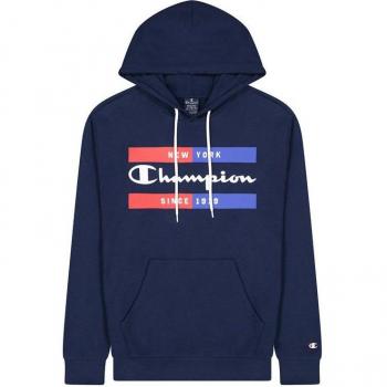 Sudadera Champion Hooded Sweatshirt New York Azul Hombre