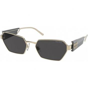 Miu Miu MU53WS ZVN5S0 Women's Sunglasses Gold Size 58 Geometric