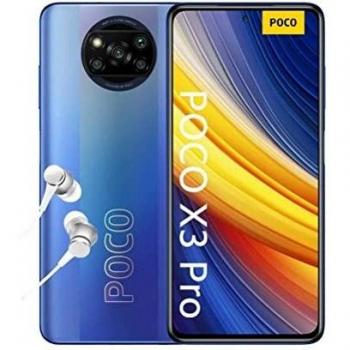 POCO X3 Pro, Smartphone 8+256 GB, 6,67” 120 Hz FHD+ DotDisplay, Snapdragon 860, cámara cuádruple de 48 MP, 5160 mAh, Azul