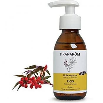 Pranarom Organic Castor Oil 100ml - Cold Pressed for Hair, Nails, and Skin