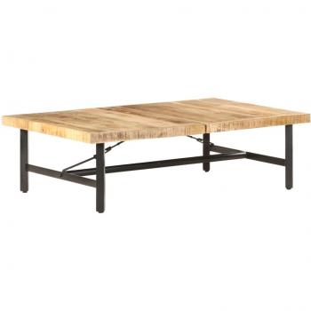 Mesa de salón de madera maciza de mango 142x90x42 cm