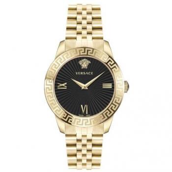 Versace Greca Signature Yellow Stainless Steel Ladies Watch VEVC01121