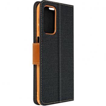 Funda Samsung A23 5G y M23 5G Tarjetero Tejido Soporte Negro