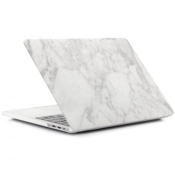 FOGEEK Funda dura con acabado mate [Para Macbook Air 13/13.3 Pulgadas: A1369 / A1466] - Blanco y Gris