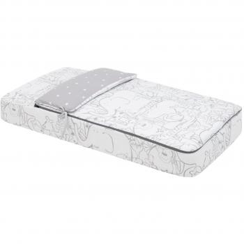 Cambrass Be Zoo - Saco de cuna I/V, 60 x 120 cm, color gris