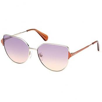 Max & Co Women's Sunglasses MO0082 32Z 140mm Gold Gradient/Mirror Violet