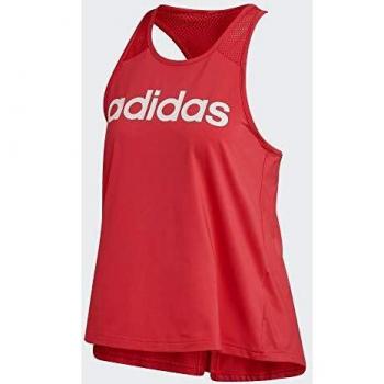 adidas W D2M LO Tank Top sin Mangas, Mujer, rosbas/Blanco, L