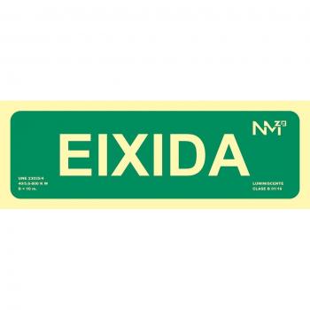 Normaluz RD02901 - Banderola Luminiscente Extintor Aluminio 0,5mm 21x30cm con CTE, RIPCI y Apto para la Nueva Legislación