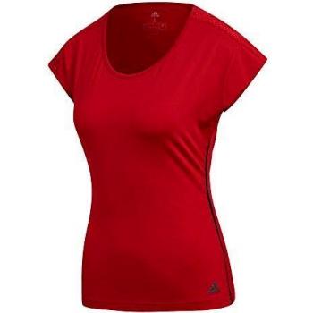 adidas Barricade - Camiseta para Mujer, Mujer, Camisetas, CV6339-M, Rojo, Medium