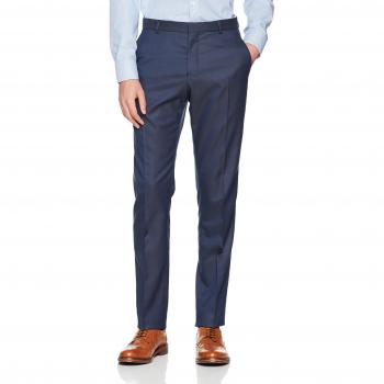 SELECTED HOMME Shdone-Maze Dk. Blue Struct. Trouser Sts, Pantalones de Traje para Hombre, Azul