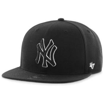 47 Brand MLB New York Yankees No Shot Black Snapback Cap - One Size