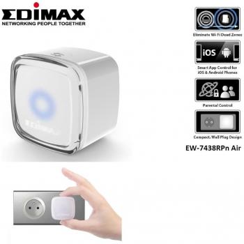 Repetidor WiFi N300 Edimax EW-7438RPn Air Amplificador de Red