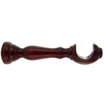 Soporte de Madera para Bastón de Cerezo 25 cm - Par (2 unidades)