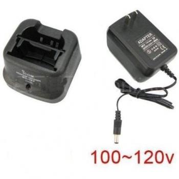 Weekend_PS Nueva 110v nos Radio bateršªa Cargador BC-137 para ICOM IC - V8 de 209N/BP-210N F21/40GT Walkie talkie