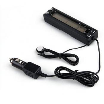SODIAL(R) LCD Digital Termometro Detector de Voltaje Temperatura Dual Coche