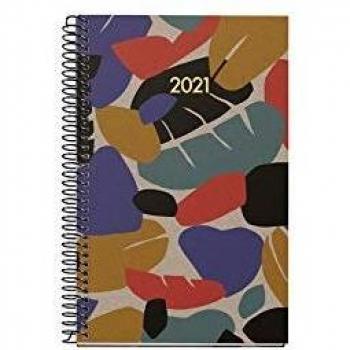 Miquelrius - Agenda 2021, 100% Reciclada Hojas, Español, Día Página, Tamaño 117 x 182 mm, Papel 70 g, Cubierta Rígida Cartón Forrado, color Craft