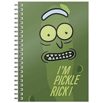Libreta Espiral I'm Pickle Rick y Morty