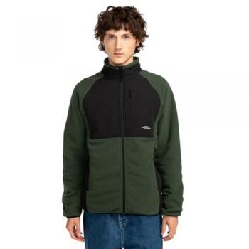 Chaqueta Polar Element Clásica Full Zip Verde Intenso y Negro - XS