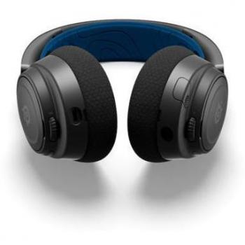SteelSeries Arctis Nova 7P Auriculares Gaming Inalámbricos y Alámbricos Diadema con USB Tipo C Bluetooth en Negro y Azul