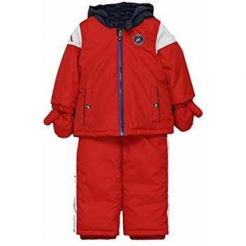 Peak Mountain-Conjunto de esquí Bebe MEMONT-rojo-18 Meses