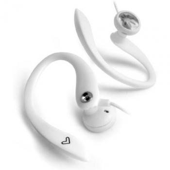 Energy Sistem E410 Sport - Auriculares deportivos de clip, color blanco