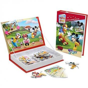 Falomir- Magnet Story-Disney Mickey & Friends Juego de Mesa, Multicolor