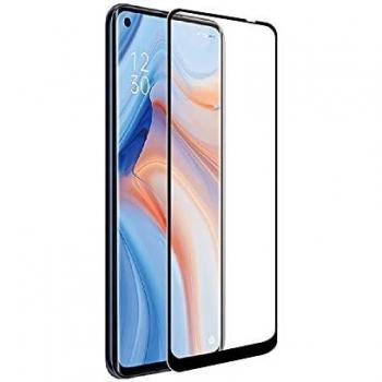 muvit for change Protector Pantalla OPPO Reno 4 Pro 5G Vidrio Templado Curvo Case Friendly Marco Negro