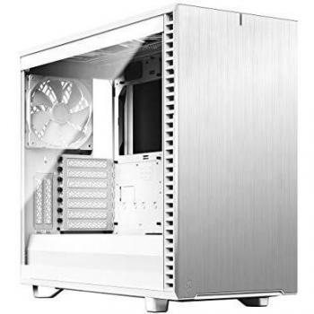 Fractal Design Define 7 White Brushed Aluminum/Steel E-ATX Silent Modular Tempered Glass Window Mid Tower Computer Case