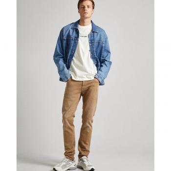 Pepe Jeans Tapered Khaki Five-Pocket Men's Pants