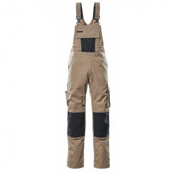 Mono Latzhose Mascot Augsburg con Rodilleras, Talla 82C52, Color Negro-Azul/Kornblau