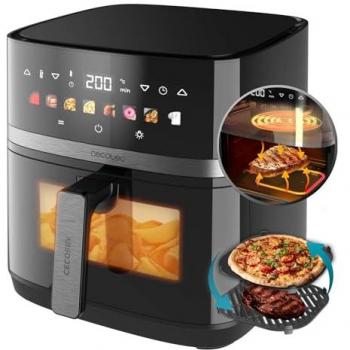 Freidora de Aire Cecotec Cecofry&Grill Duoheat 8000, 8L, 2200W, Digital, Doble Resistencia, Temperatura Regulable 80-200°C
