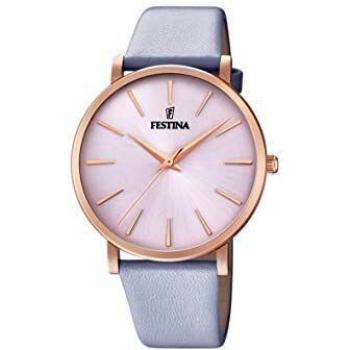 Festina Reloj Analógico para Mujer de Cuarzo con Correa en Cuero F20373/1