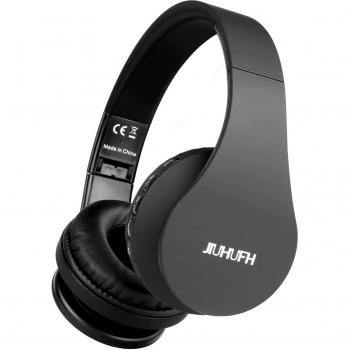 JIUHUFH Auriculares Bluetooth con Micrófono Incorporado/ Reproductor de MP3 / Radio FM / Manos Libres para Teléfonos Celulares