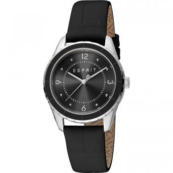Esprit Skyler Women's Black Leather Strap Analog Watch