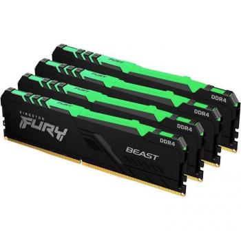 Kingston FURY Beast RGB DDR4 2666 MHz 128GB 4x32GB CL16