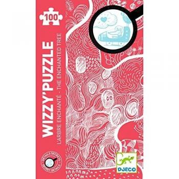 DJECO- Twisty Puzzle El árbol Encantado Juegos de Habilidad, Multicolor