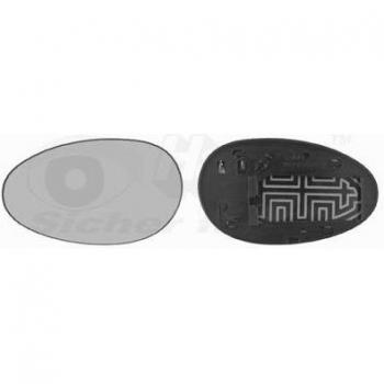 Cristal de espejo retrovisor exterior VAN WEZEL 0211837